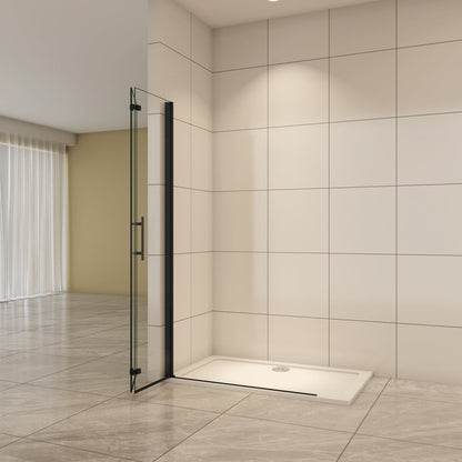 Walk In Duschtür 66 x H.195 cm Falttür 6mm NANO Glas Duschkabine