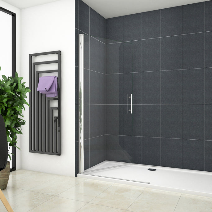 Walk In Duschtür 66 cm H.180 cm Drehtür 5mm NANO Glas Duschkabine