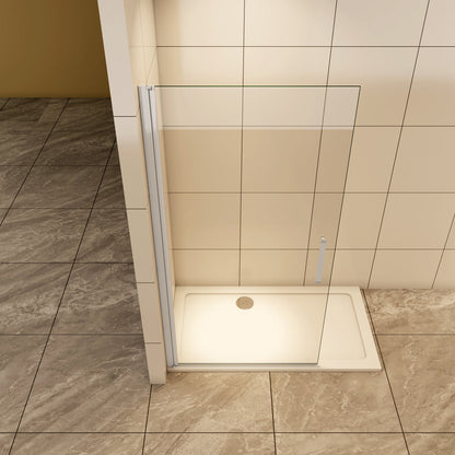 Duschkabinen Duschabtrennung 76 cm Walk In Duschtür Drehtür Duschkabine Glas