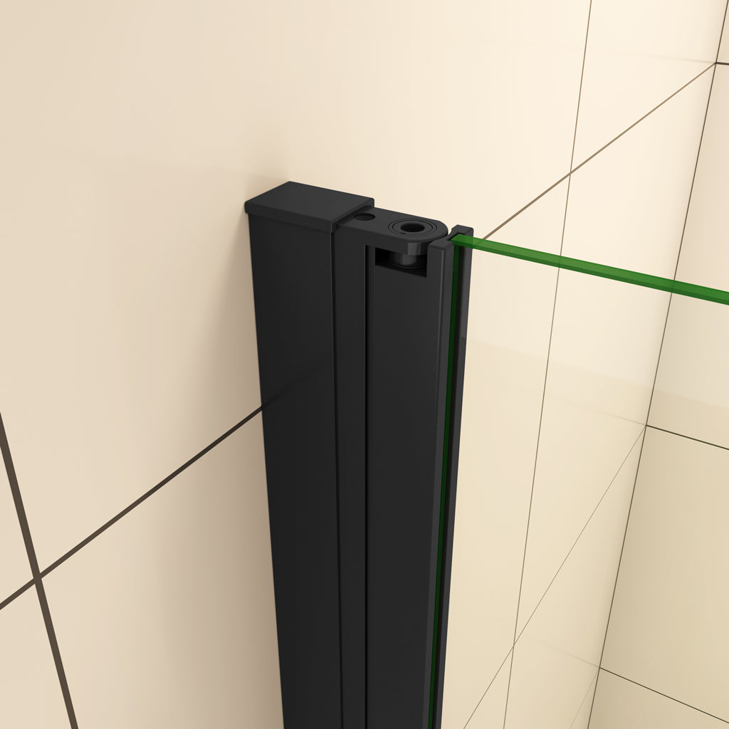 76 cm H.200 cm Drehtür Duschabtrennung 8mm NANO Glas Walk In Duschwand Dusche Duschtür