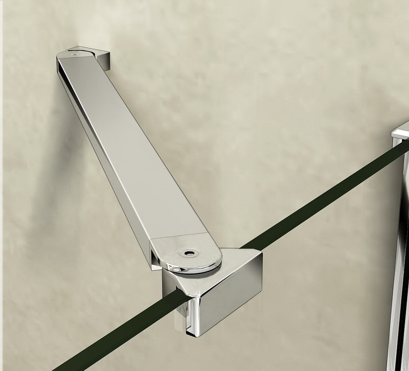 Duschkabine Drehtür Glas Höhe: 195cm