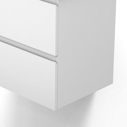 Badmöbel Set CARMEN 60 cm Weiß Waschbecken mit Unterschrank Waschtisch Keramikbecken