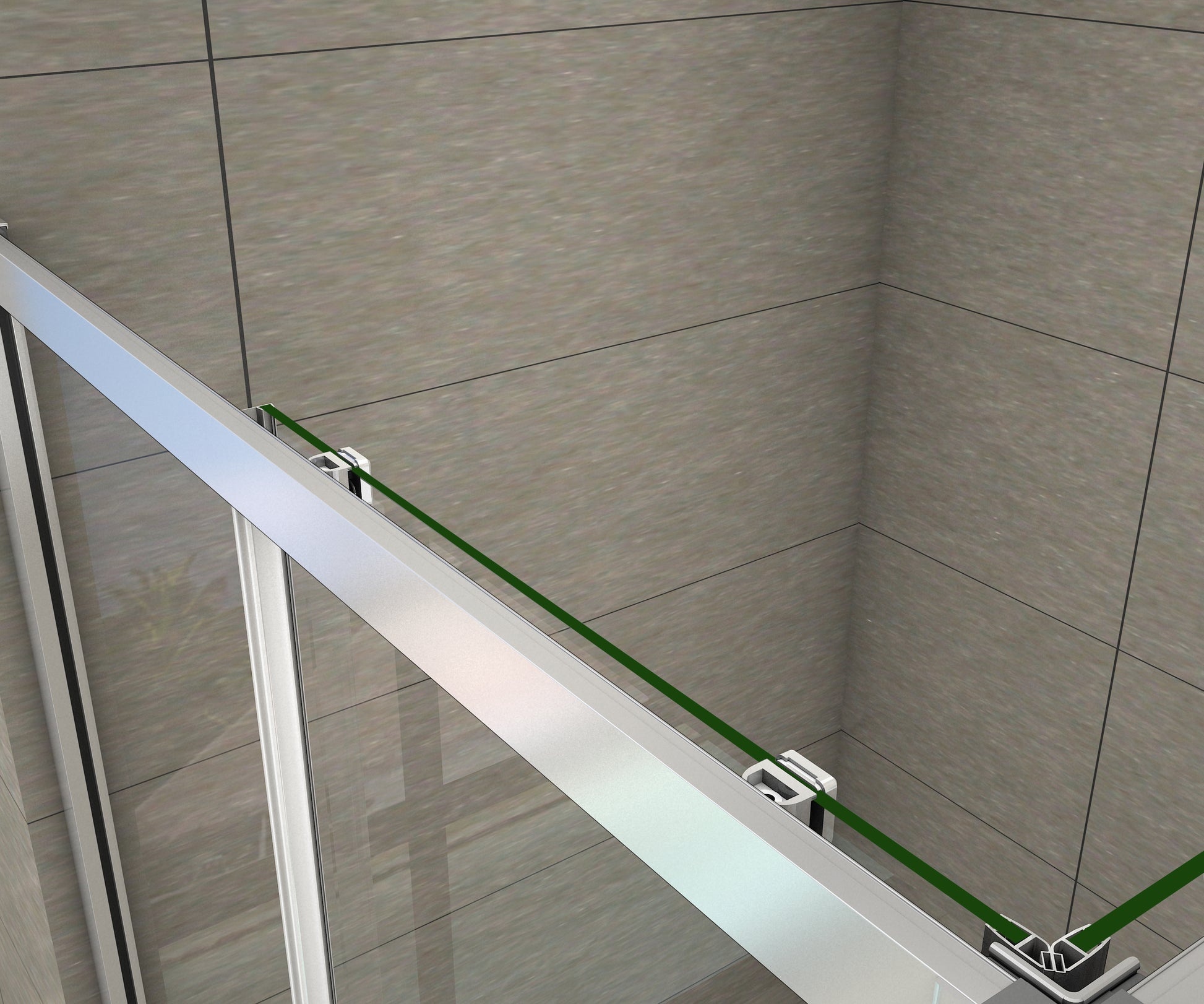 Duschkabine Falttür Drehfalttür Glas