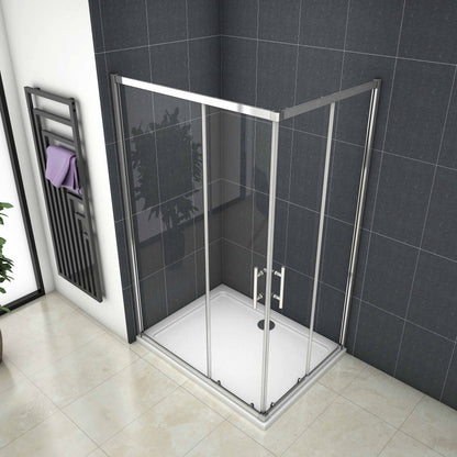 Duschkabine Falttür Drehfalttür Glas