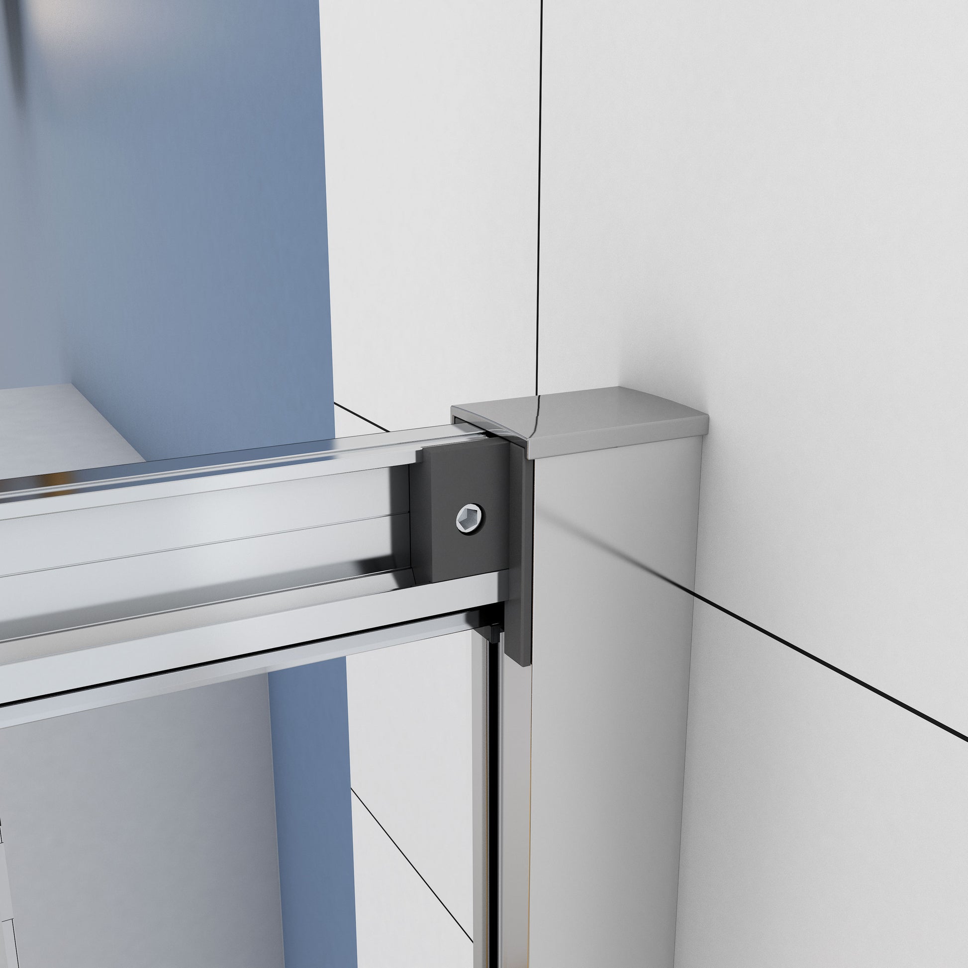 Duschkabine Falttür Drehfalttür Glas