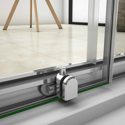 Duschkabine Falttür Drehfalttür Glas