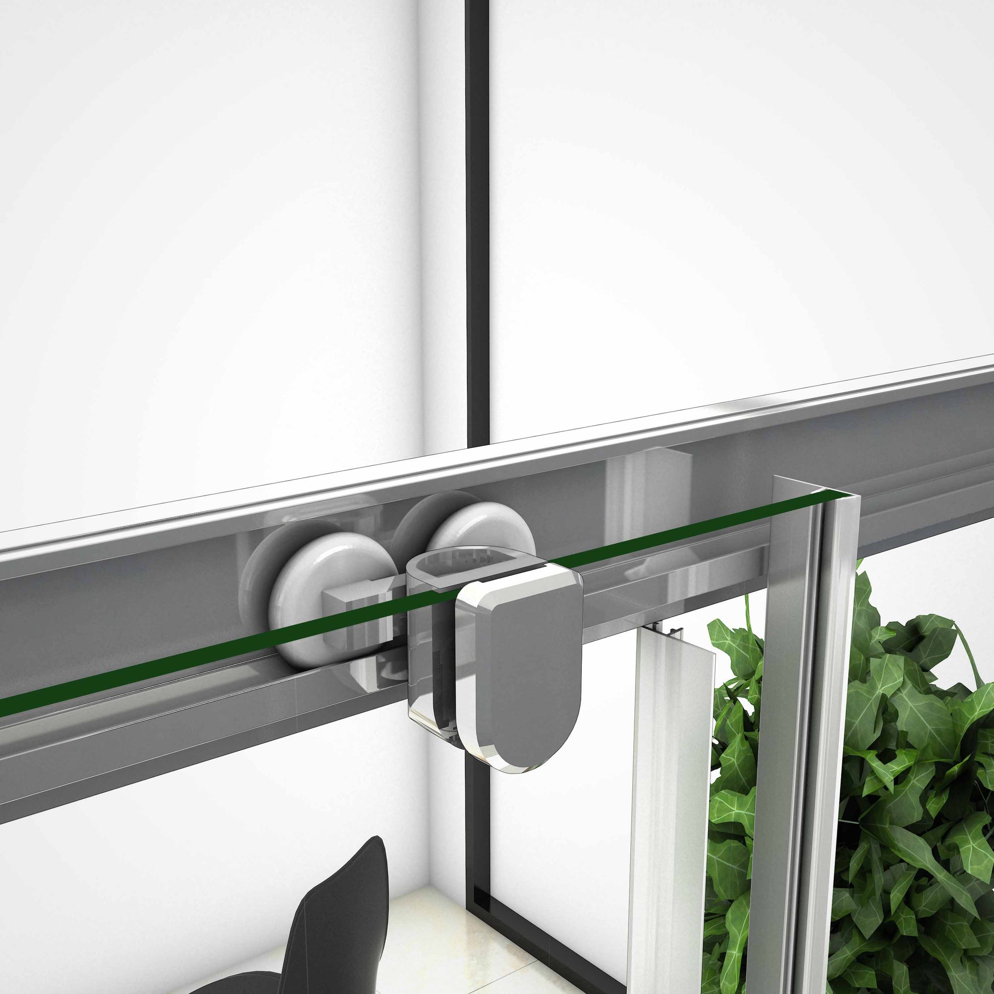 Duschkabine Falttür Drehfalttür Glas