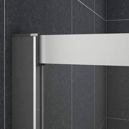 Duschkabine Eckeinstieg Schiebetür Eckdusche Glas Höhe: 185cm