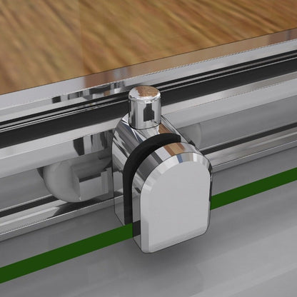 90x90 80x80 Eckeinstieg Schiebetür Eckdusche Duschkabine Glas Höhe: 185cm