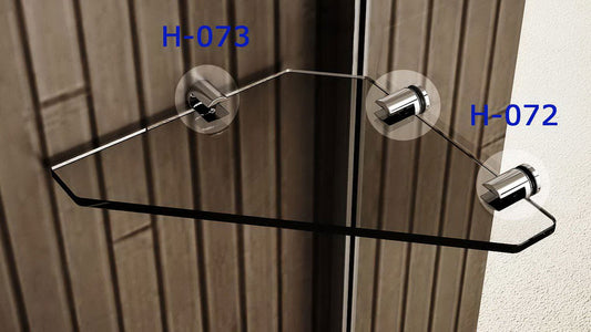 Halterungen für Eckeregal