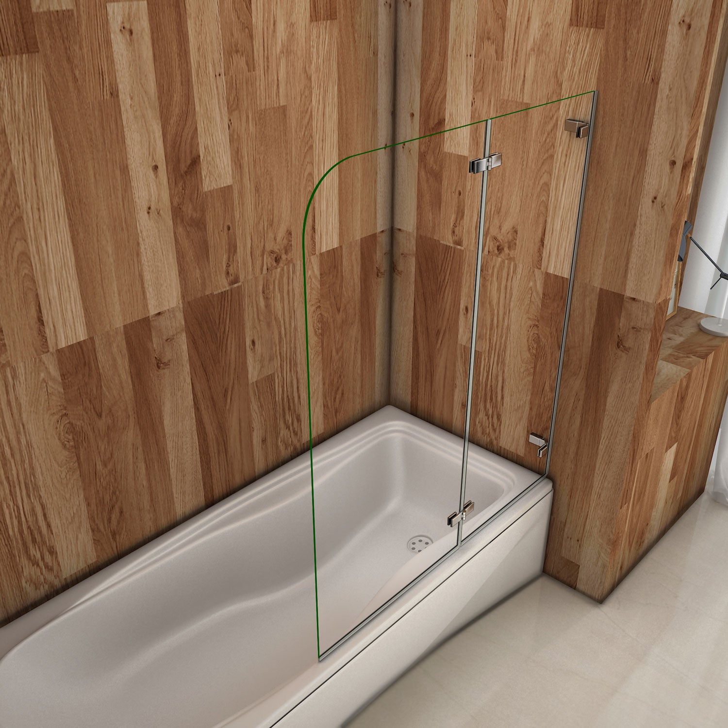 Duschkabine Badewannenaufsatz Glas