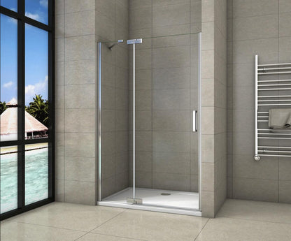 Duschkabine Falttür Drehfalttür Glas