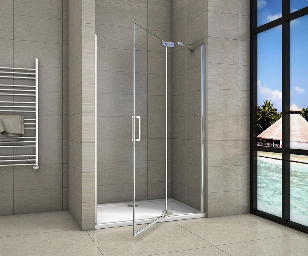 Duschkabine Falttür Drehfalttür Glas