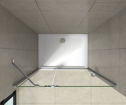 Duschkabine Falttür Drehfalttür Glas