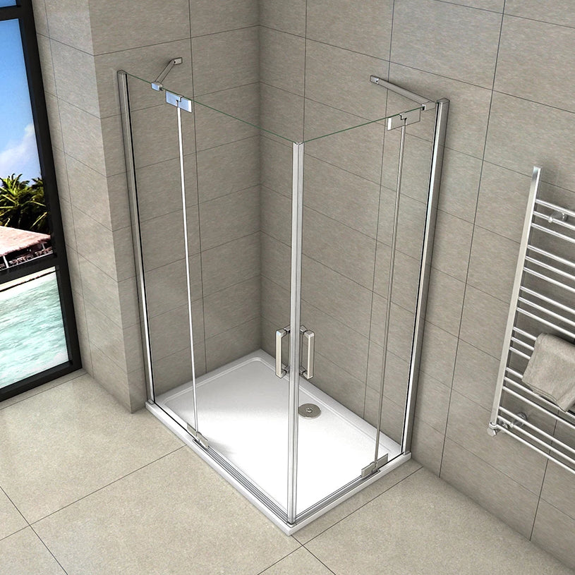 Duschkabine Falttür Drehfalttür Glas