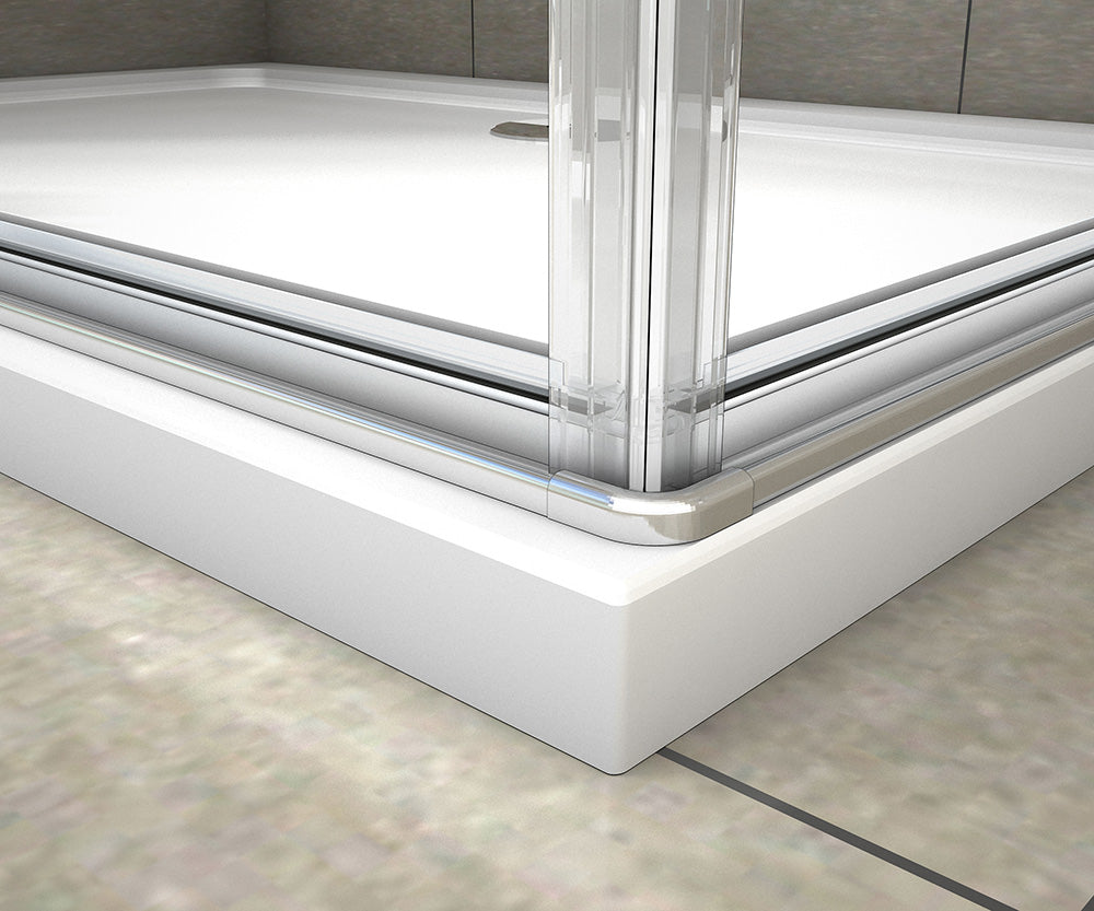 Duschkabine Falttür Drehfalttür Glas