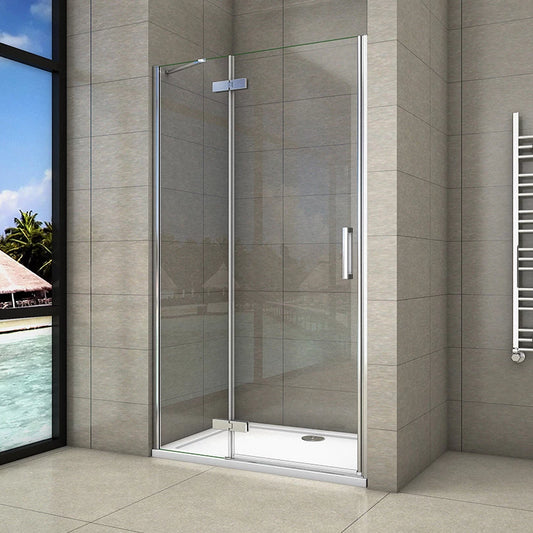 Duschkabine Falttür Drehfalttür Glas