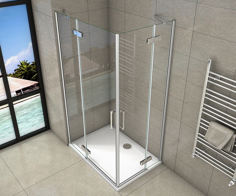 Duschkabine Falttür Drehfalttür Glas