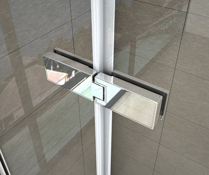 Duschkabine Falttür Drehfalttür Glas