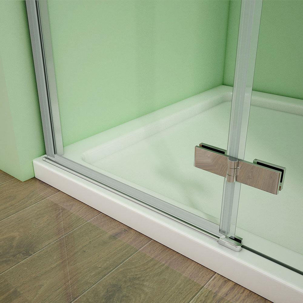 Duschkabine Falttür Drehfalttür Glas