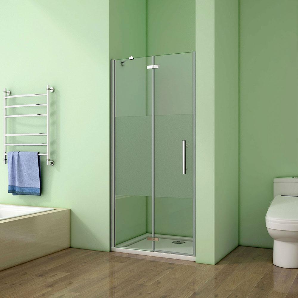 Duschkabine Falttür Drehfalttür Glas