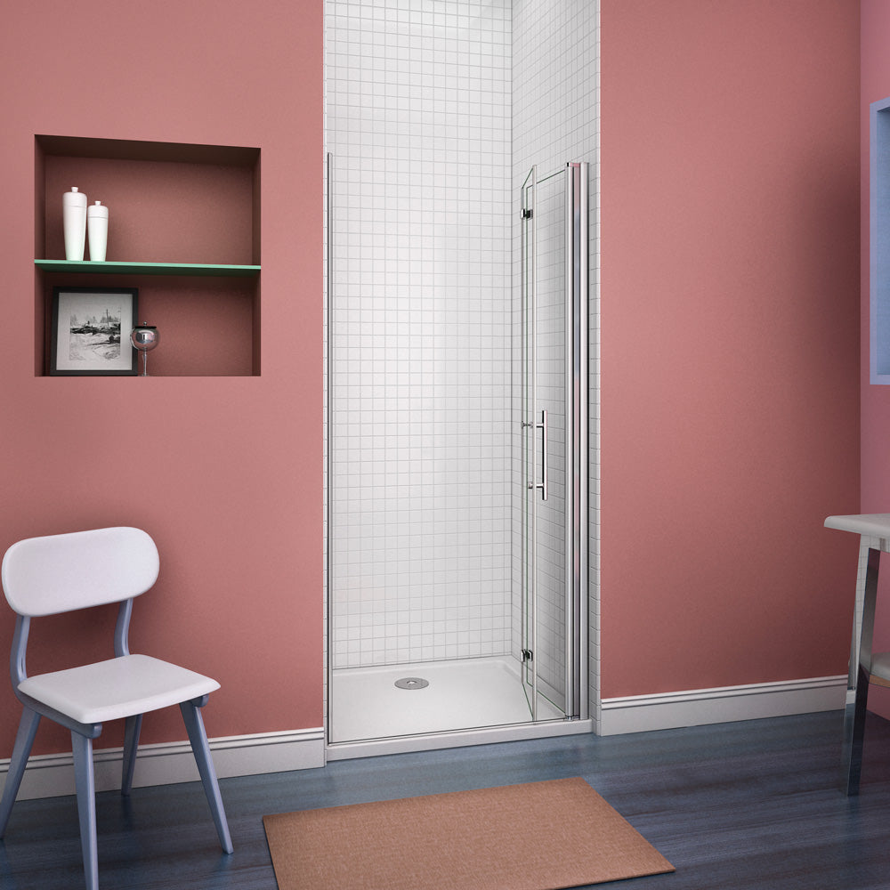 Duschkabine Falttür Drehfalttür Glas