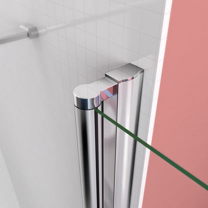 Duschkabine Falttür Drehfalttür Glas