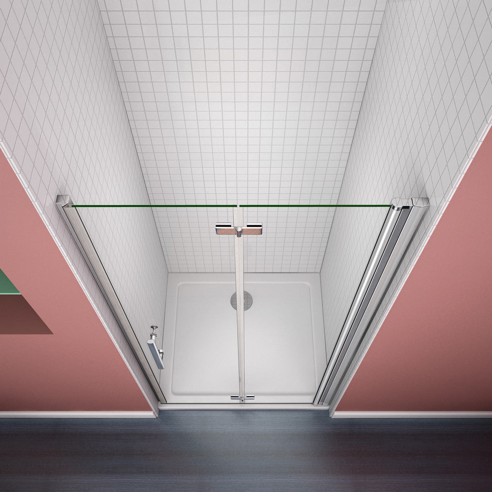 Duschkabine Falttür Drehfalttür Glas