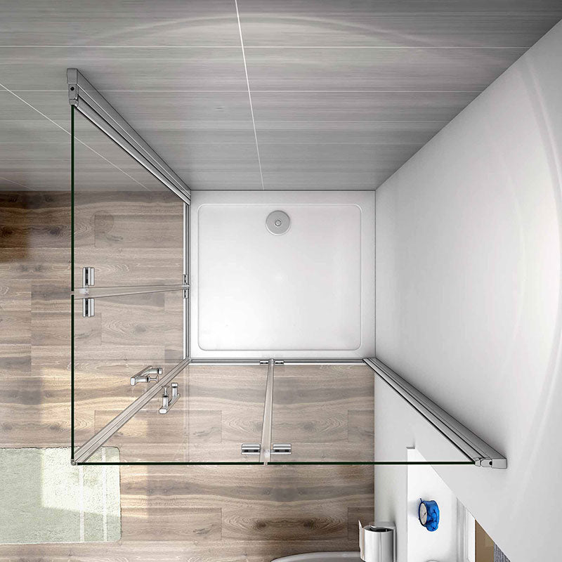 Duschkabine Falttür Drehfalttür Glas