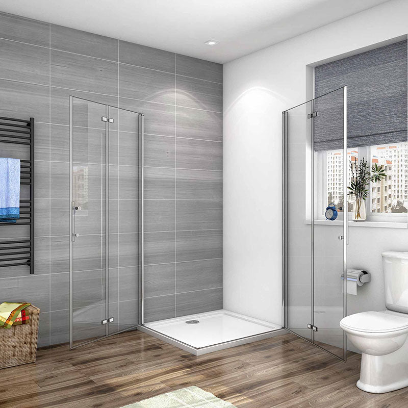 Duschkabine Falttür Drehfalttür Glas