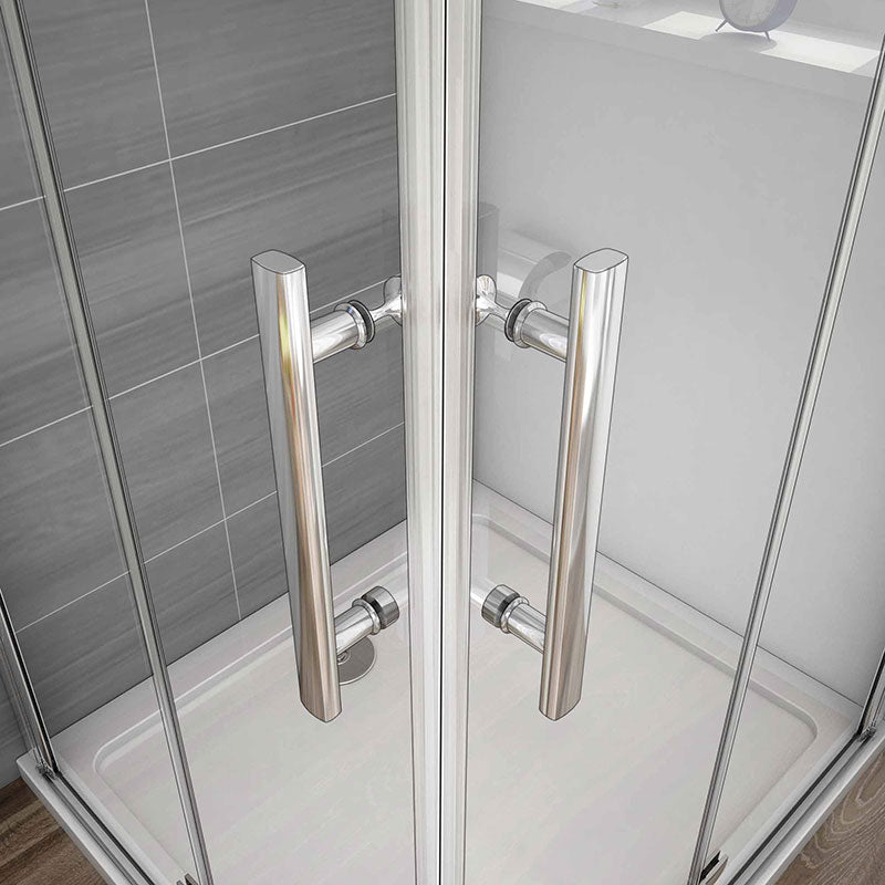 Duschkabine Falttür Drehfalttür Glas