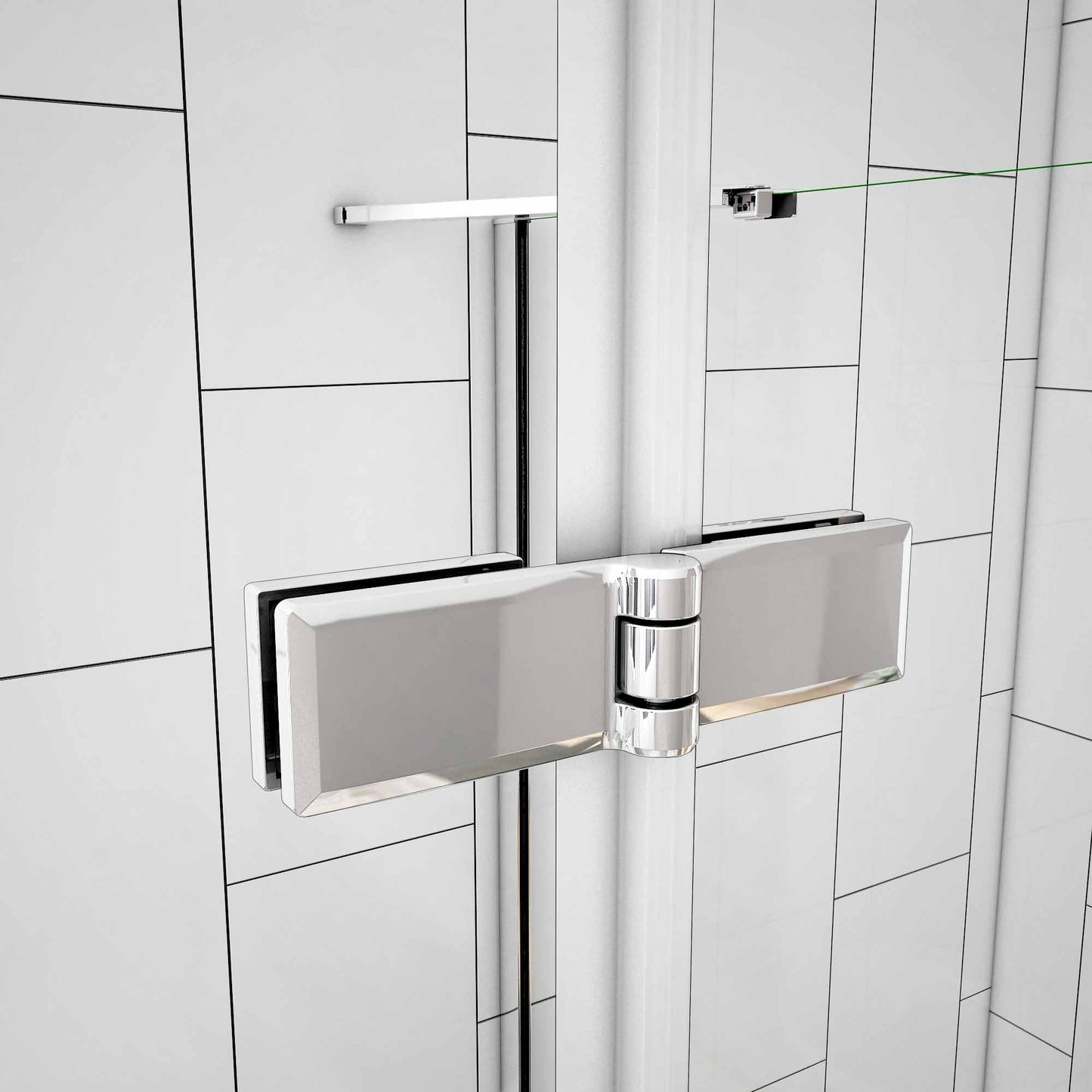 Duschkabine Falttür Drehfalttür Glas