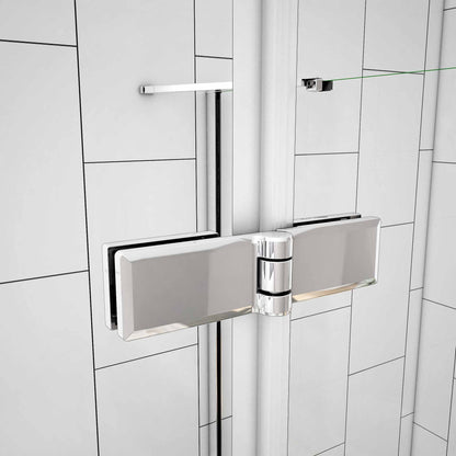 Duschkabine Falttür Drehfalttür Glas