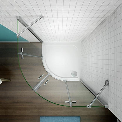 Duschkabine Falttür Drehfalttür Glas