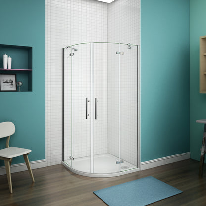 Duschkabine Falttür Drehfalttür Glas