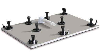 Dusche Schürze & Stellfüße für Quadrat/Rechteck Duschtasse