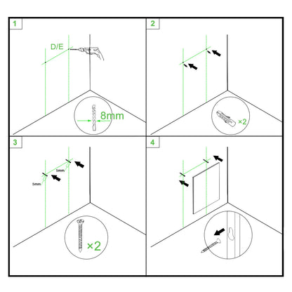 LED Badspiegel 80 -140 cm Wandspiegel mit Uhr, Touch, Beschlagfrei,3-Fach Vergrößerung Schminkspiegel IP44 Kaltweiß energiesparend
