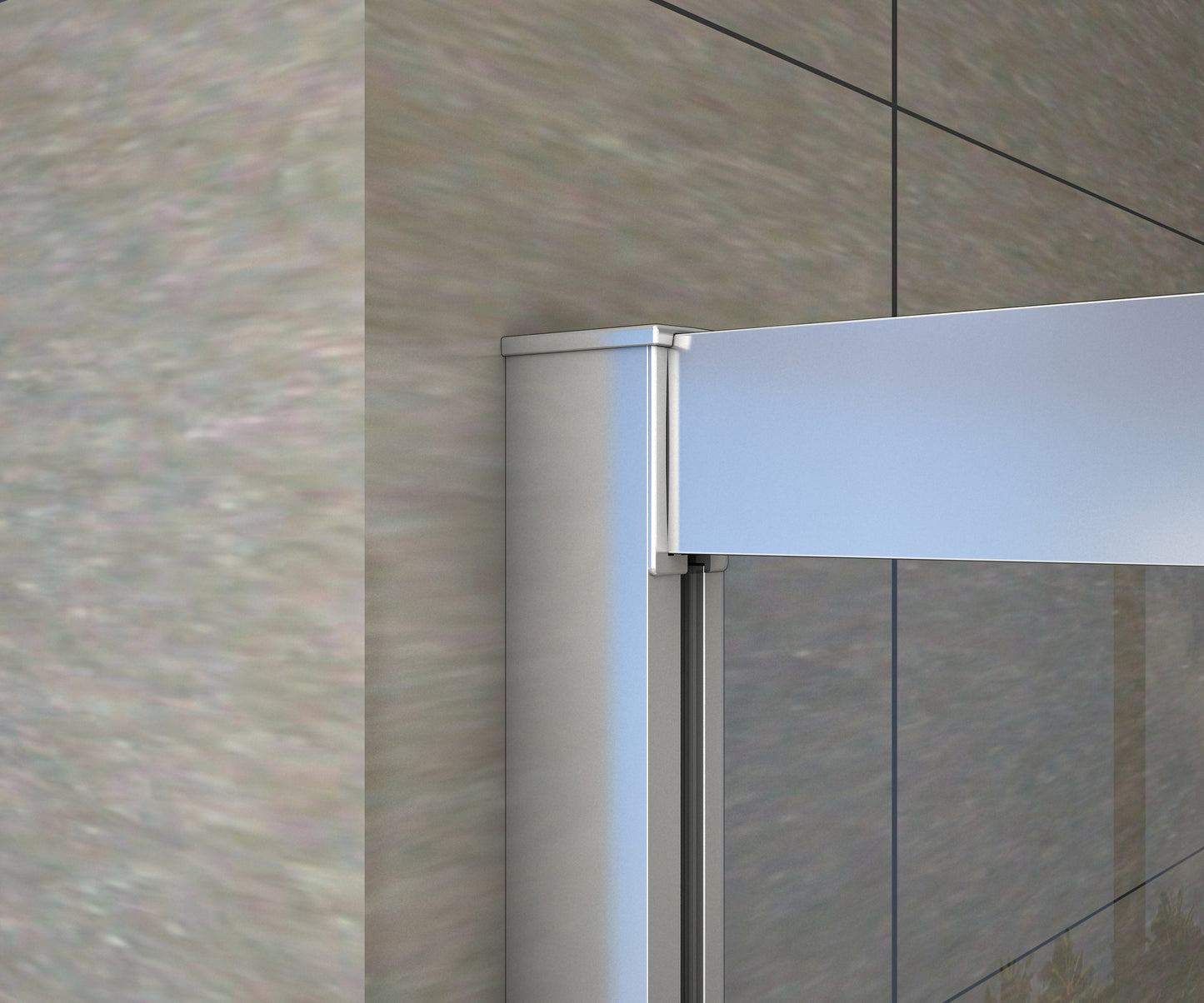 120x195cm Duschabtrennung Duschwand Schiebetür Duschkabine 6mm NANO Sicherheitsglas