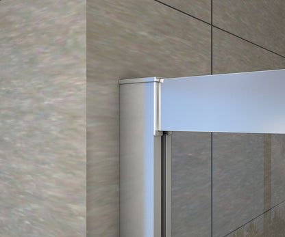 120x195cm Duschabtrennung Duschwand Schiebetür Duschkabine 6mm NANO Sicherheitsglas