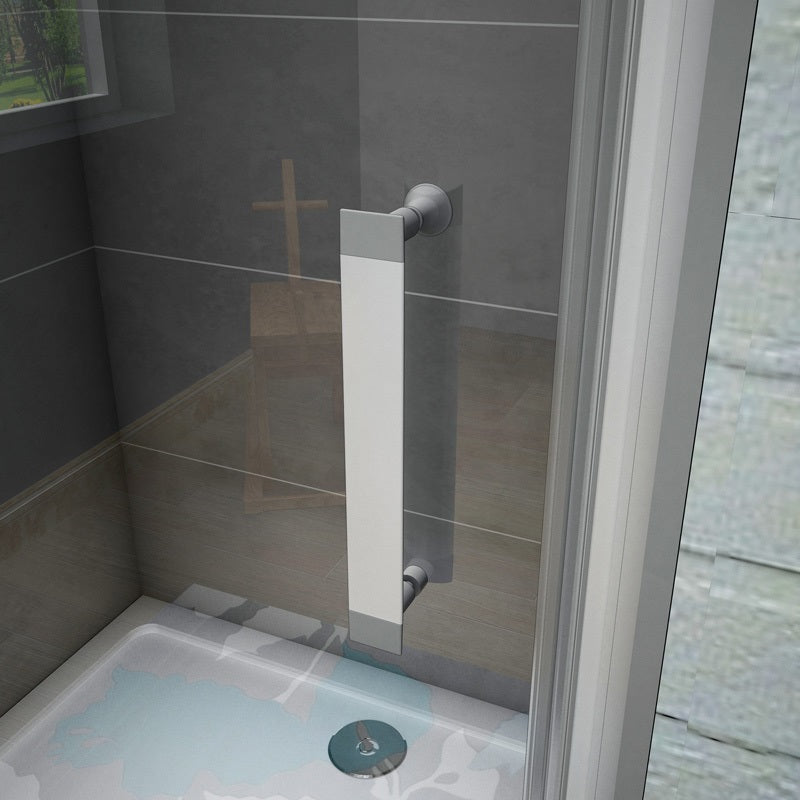 Drehtür Dusche Nische 90 x 185 cm Duschtür ESG Glas