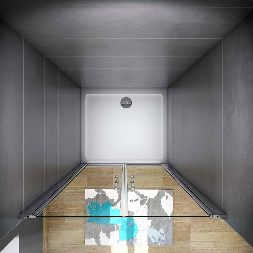 Duschkabine Drehtür Glas Höhe: 195cm