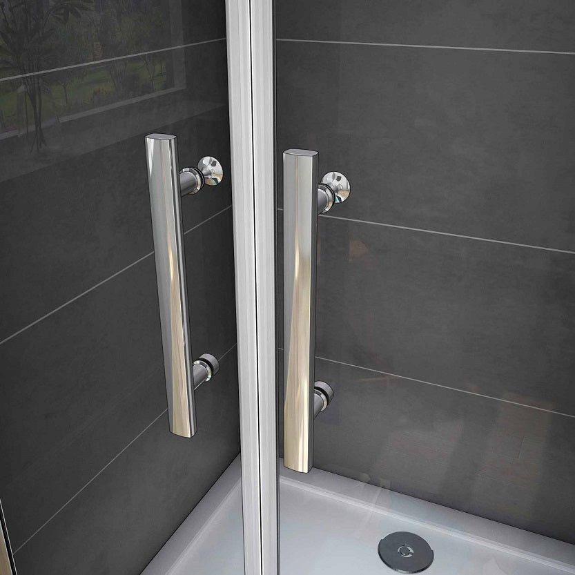 Duschkabine Drehtür Glas Höhe: 195cm