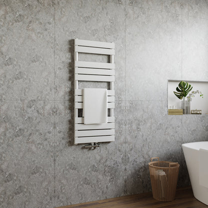 Paneelheizkörper Badheizkörper Handtuchtrockner Mittelanschluss Weiß/Anthrazit