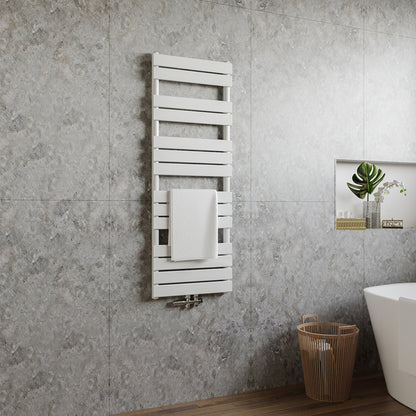 Paneelheizkörper Badheizkörper Handtuchtrockner Mittelanschluss Weiß/Anthrazit