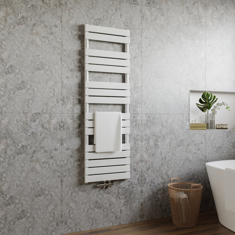 Paneelheizkörper Badheizkörper Handtuchtrockner Mittelanschluss Weiß/Anthrazit
