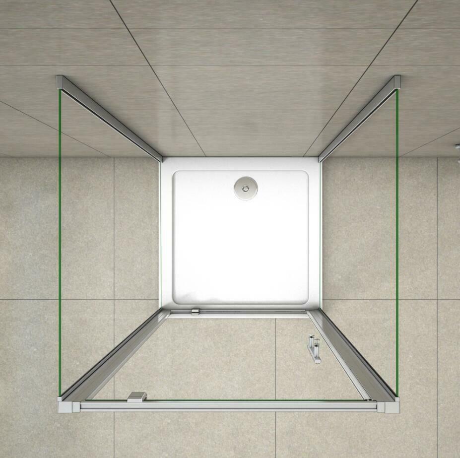 Duschkabine Falttür Drehfalttür Glas