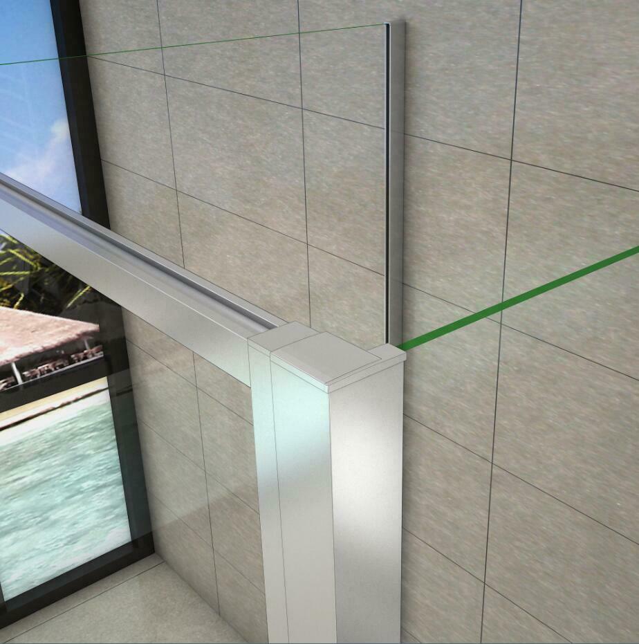 Duschkabine Falttür Drehfalttür Glas