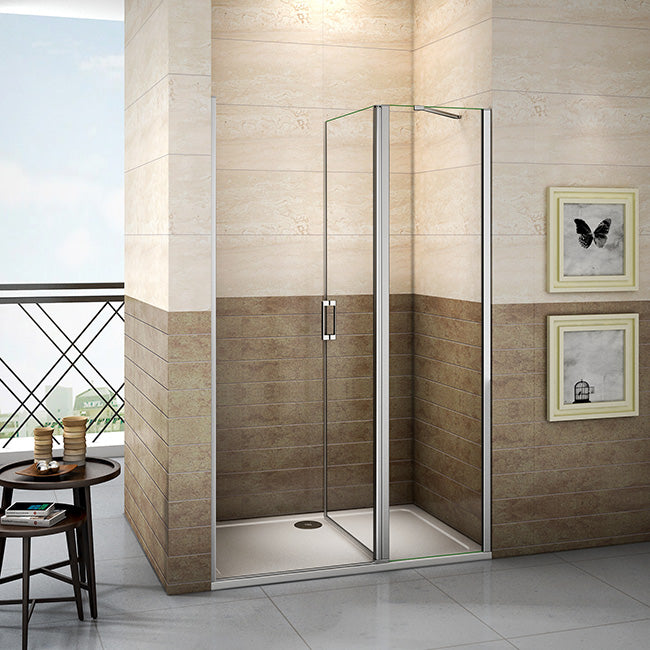 Duschkabine Falttür Drehfalttür Glas