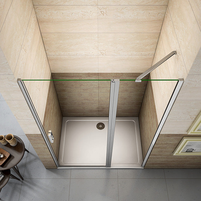 Duschkabine Falttür Drehfalttür Glas