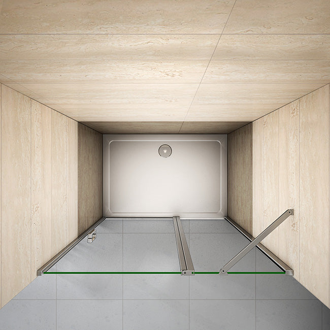 Duschkabine Falttür Drehfalttür Glas